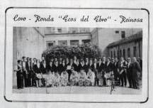 Coro y Grupo de Danzas en 1967