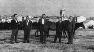 Feria de San Mateo 1956. Foto cedida por D. Valent&iacute;n Gonz&aacute;lez