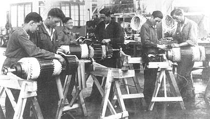 Bobinadores de Cenemesa en los años 30