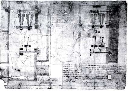 Plano de la ferrer&iacute;a de Horna. 1780