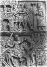 Marfil del arca de reliquias de San Millán (siglo XII)