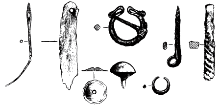 Celada Marlante. Campaña de 1986. Pequeños objetos de bronce