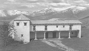 Recreaci&oacute;n infogr&aacute;fica de la fachada del edificio de El Convent&oacute;n en su primera fase. (P.A. Fern&aacute;ndez Vega y Digital Model)