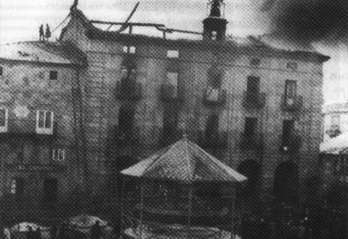 Incendio en el Ayuntamiento de Reinosa