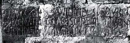 Inscripción "B". San Pedro de Cervatos