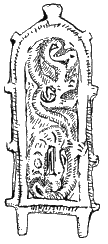 Broche de la cueva de Suano (según J. Carballo)