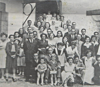 Visita a la Casa de la Caridad en 1954.