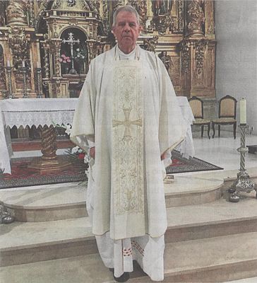 Eduardo Guardiola el día que celebró sus 50 años de sacerdocio.